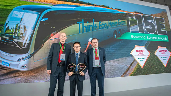 Η Yutong Κερδίζει Δύο Βραβεία στην Busworld Europe 2023