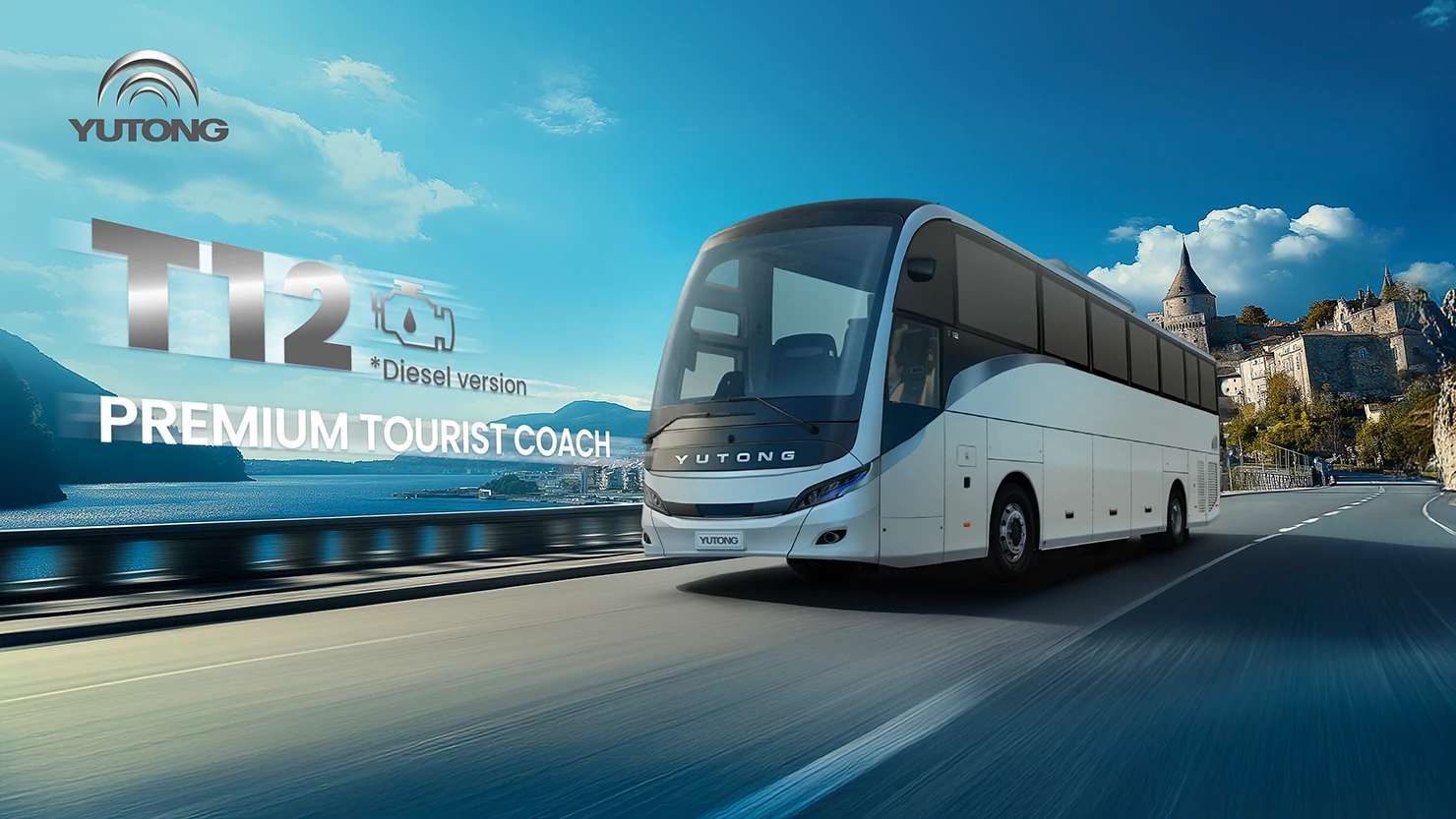 Yutong left-hand drive diesel coach T12 debuts: superior reliability for premium travel Yutong left-hand drive diesel coach T12 debuts: superior reliability for premium travel