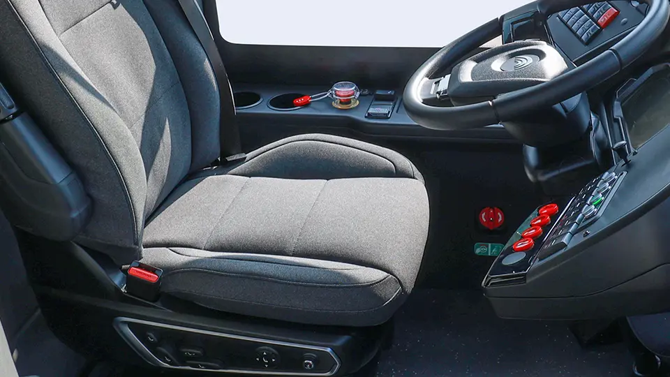 Full air suspension driver seat