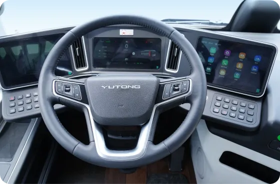 The highly integrated smart cockpit features a 10.25 central instrument panel and 10.1 side control screen
